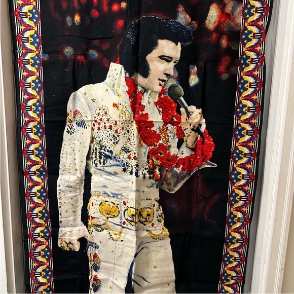 Elvis Presley Other - Vibrant Elvis Presley Wall Art Tapestry